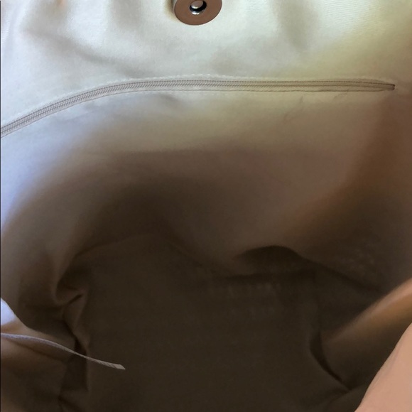 Nwt Navy and natural straw tote bag. - Picture 3 of 4